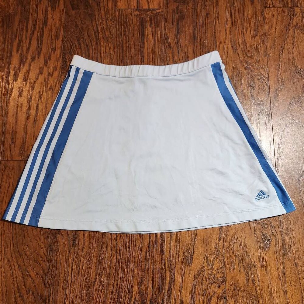 Adidas baby blue skater skirt